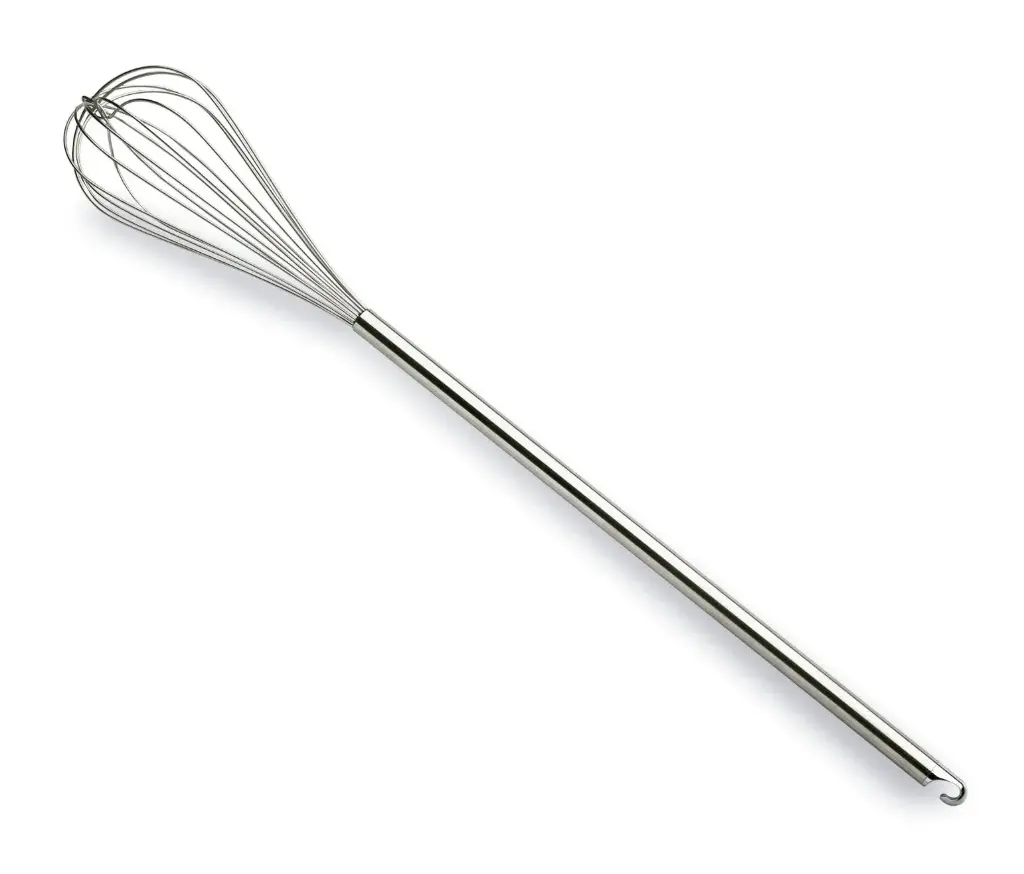 Batidor Gigante Mango Inox. 120 Cms.    