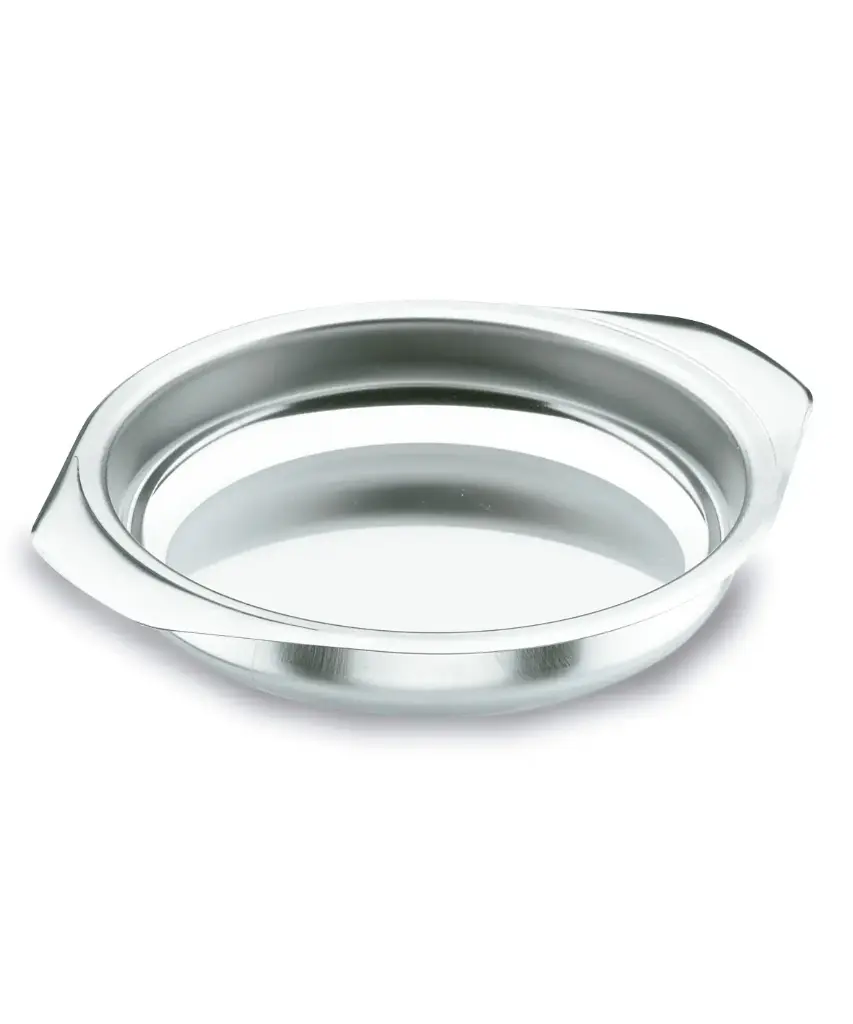 Plato Huevo Inox. 16 Cm.    