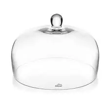 Campana Cubreplatos Vidrio 29 Cm.