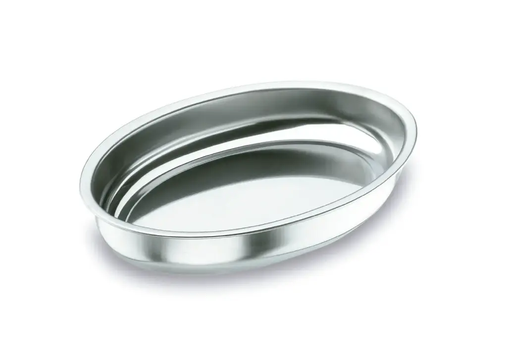 Fuente Oval Honda Inox. 45X29 Cm.          
