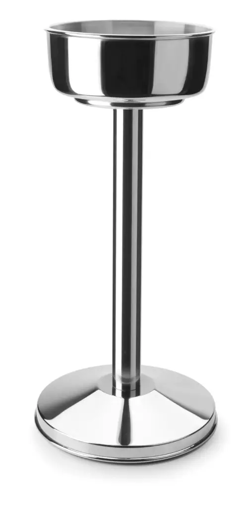 Pie Champanera Luxe Inox. 1 Botella