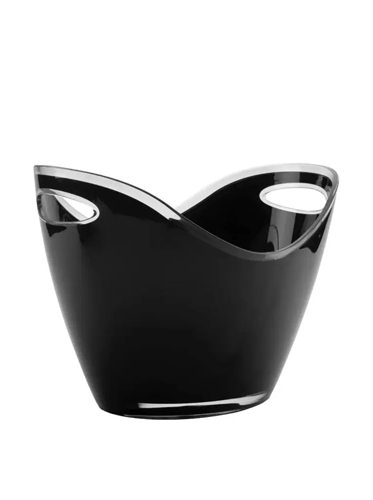 Cubitera Acrilica Negra 35X26.5 Cm.