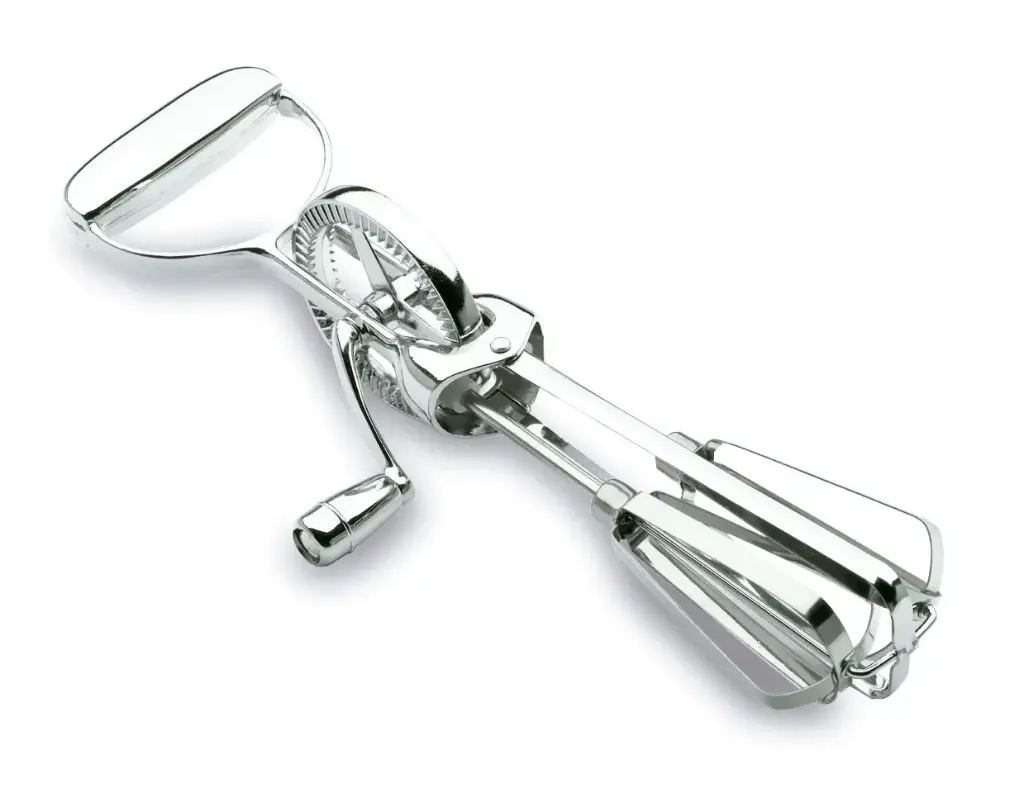 Batidor Manivela Inox.                                           