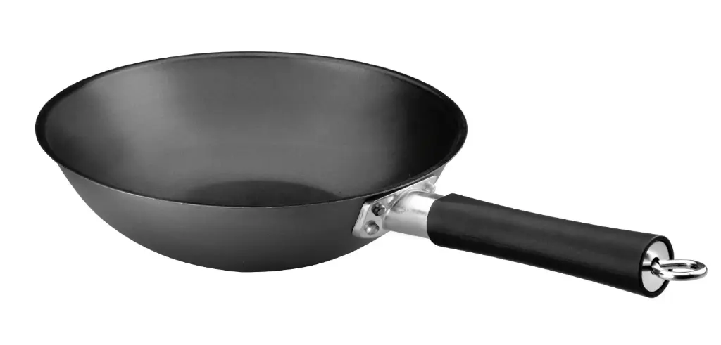 Wok Antiadherente Inox. 28 Cm.         