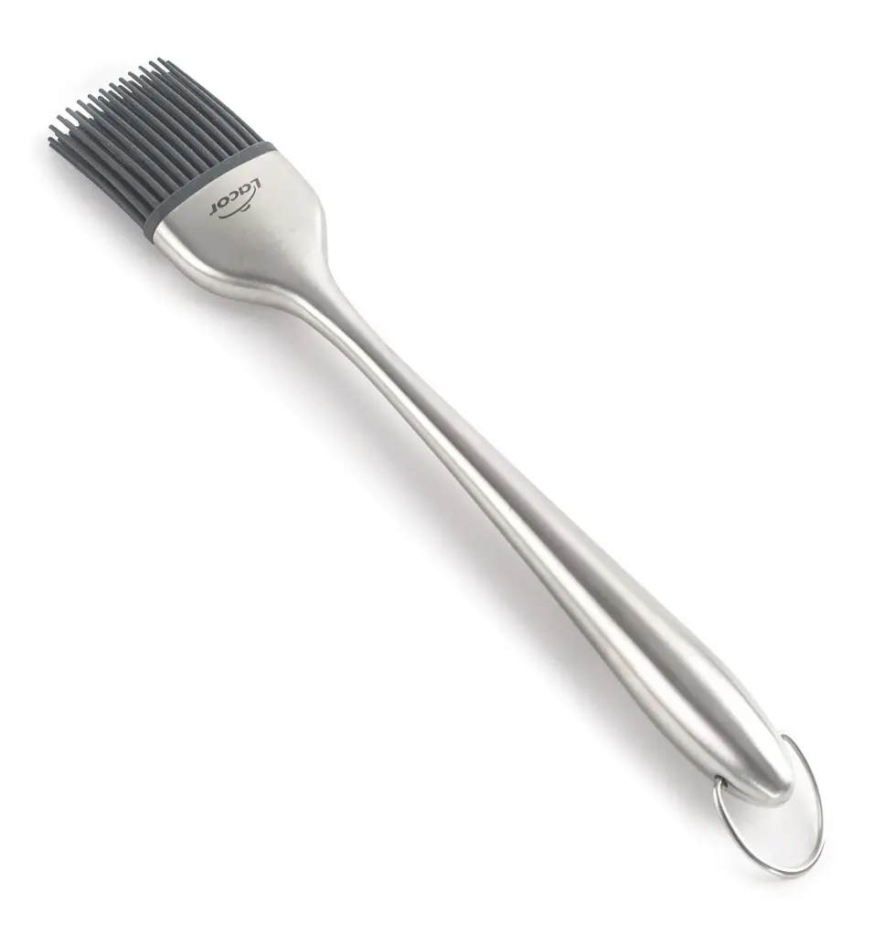 Pincel Silicona Mango Inox. 31 Cm.
