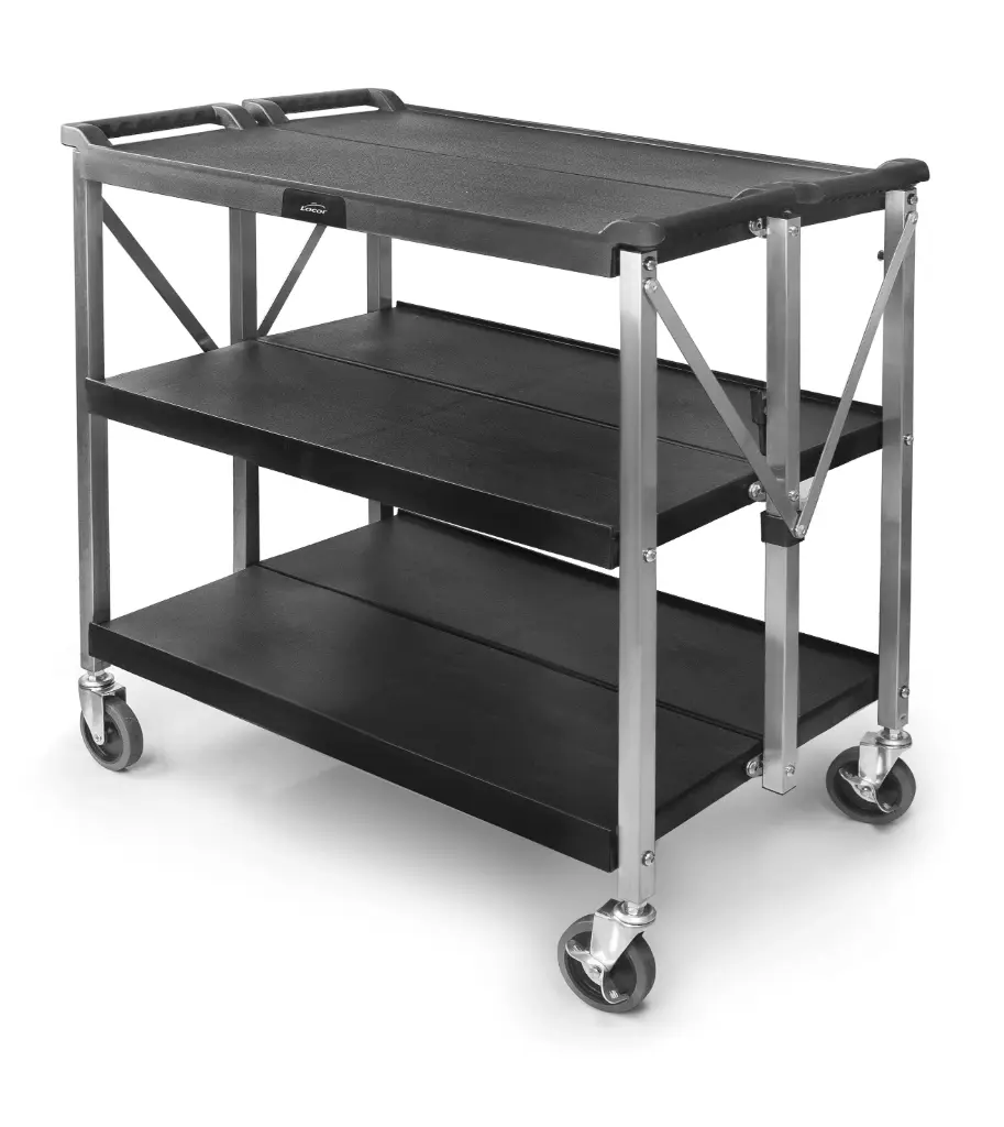 Carro Servicio 3 Bandejas Plegable