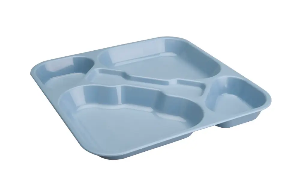 Bandeja Autoservicio Pp. Azul 33X33 Cm.