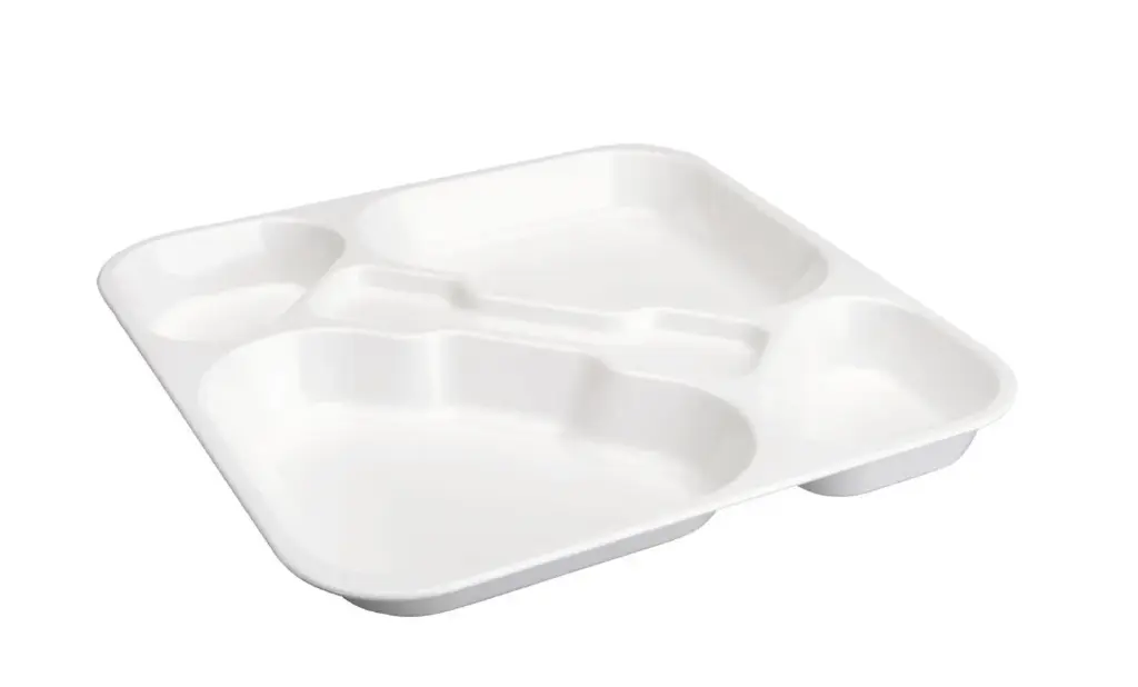 Bandeja Autoservicio Pc. Blanca 33X33 Cm.