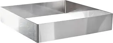 Aro Cuadrado Inox. 20X20 Cm.                                     