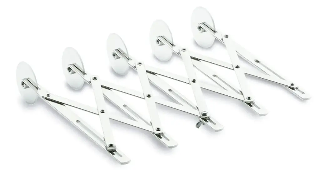 Carretilla Corta Pastas Extensible Inox. 5 Ruedas         