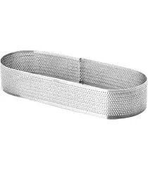ZZ 26 Aro Oval Perforado Inox. 7X20X3,5 Cm.                            