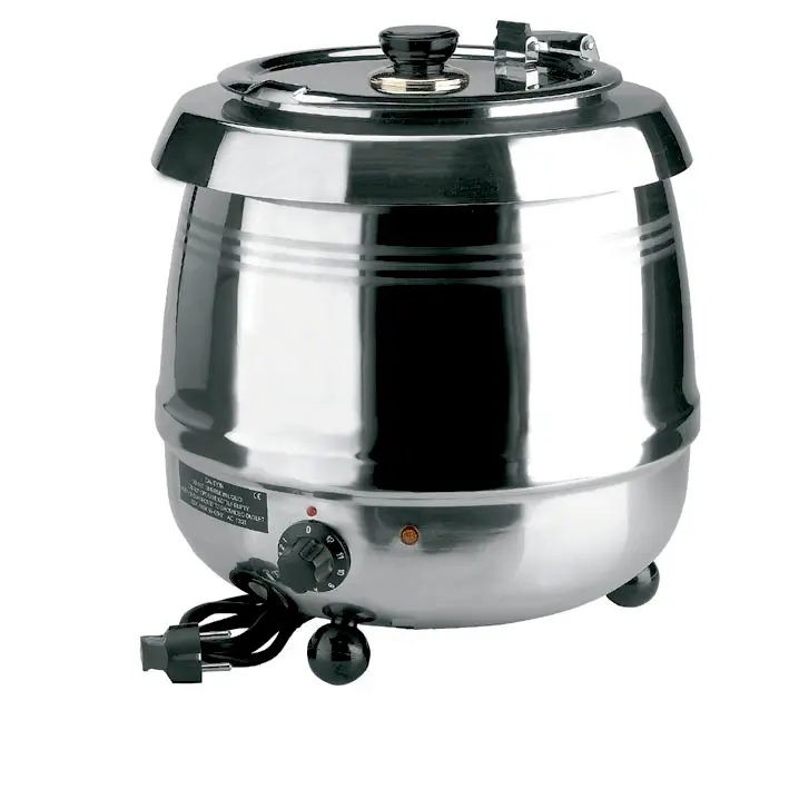 Olla Calentador Sopa Electr.Inox 10 Ltos