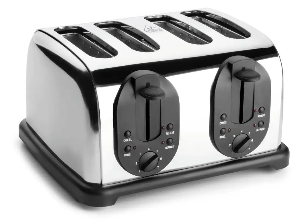 Tostador 4 Ranuras Inox 1450-1750W      