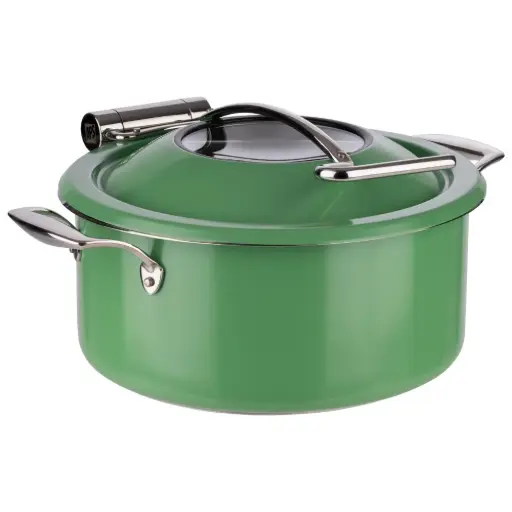[12339] Chafing Dish Induccion Verde 30,5X17,5 Cm.