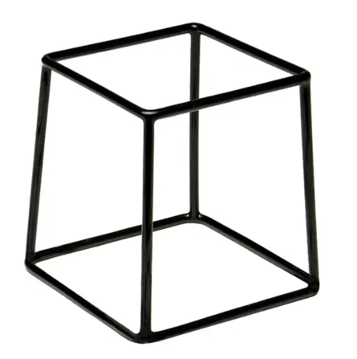 [33252] Pedestal Buffet Negro 18X18X18 Cm.