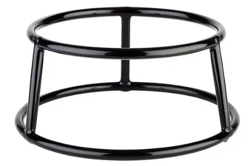 [33270] Pedestal Buffet Multi Round Metalico Negro 15,5/18X10 Cm.