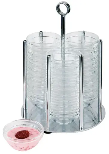 [11980] Dispensador Lavafrutas 6 Cm. Inox. 14X25.5 Cm.