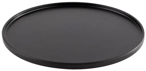 [85232] Plato Melamina Negro 19 Cm.