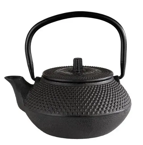 [10990] Tetera Fundicion Asia Negra 12,5X11X12,5 Cm.