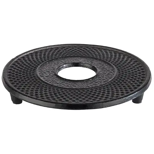 [10993] Soporte Tetera Fundicion Asia Negro 13,5 Cm.