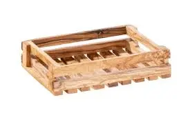 [1017] Caja Madera Olivo 25X18X6 Cm.
