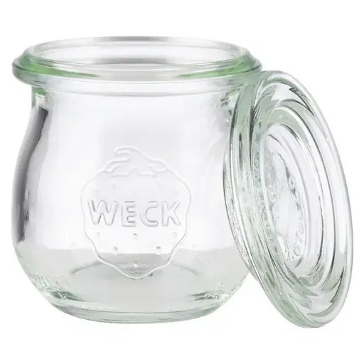 [82350] Tarro Weck Con Tapa 5,5X6 Cm. 7.5 Cl. Pack 12 Unidades