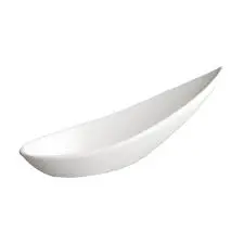 [79012] Cuchara Degustacion Melamina Friendly Blanca 11,5X4,5X4 Cm.
