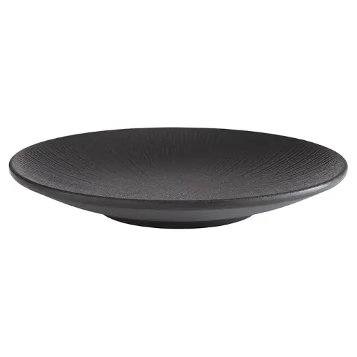 [85063] Plato Nero Melamina Negro 21 Cm.