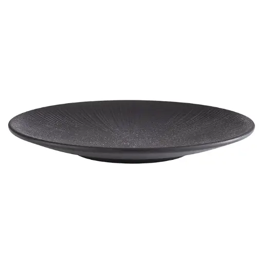 [85064] Plato Nero Melamina Negro 26 Cm.
