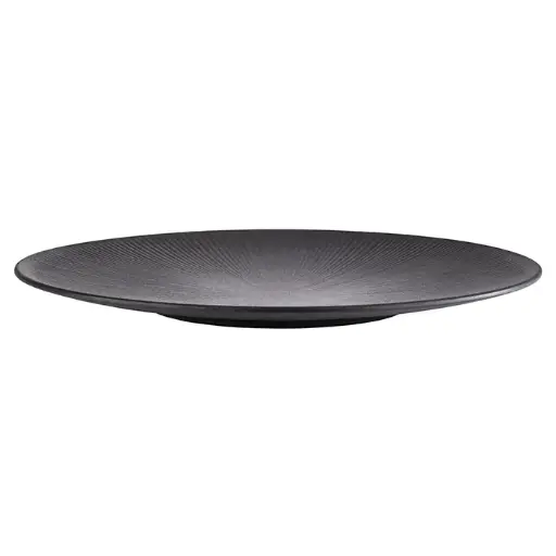 [85066] Plato Nero Melamina Negro 42 Cm.