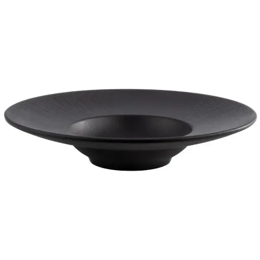 [85098] Plato Pasta Nero Melamina 29X6 Cm.