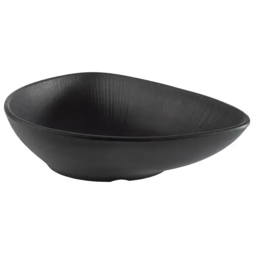 [85077] Ensaladera Nero Melamina 28X22X7 Cm.