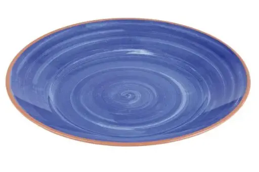 [84161] Plato Buffet La Vida Melamina Azul 32X3,5 Cm.