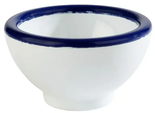 [84490] Bol Enamel Look Melamina Filo Azul 5,5X4 Cm.