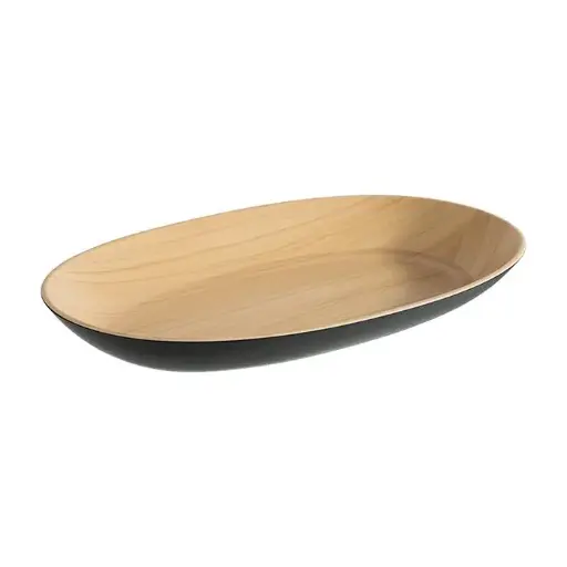 [84948] Fuente Frida Melamina Blanca Oval 33,5X21X4 Cm.