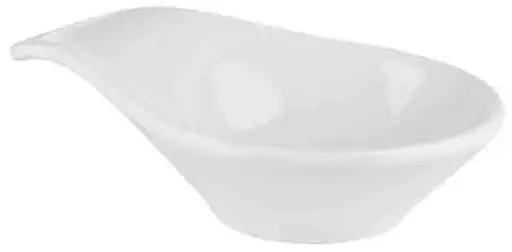 [84452] Bol Degustacion Mini Melamina Blanco 11,5X7,5X3 Cm.