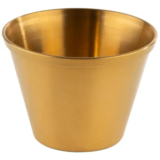 [40725] Ramequin Dorado Mate 6X4,5 Cm. / 6 Cl. 6 Unidades