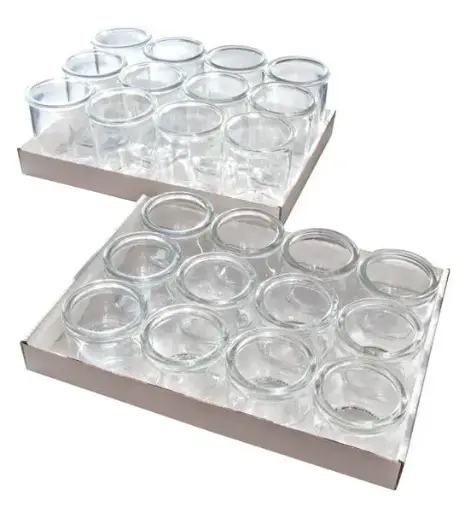 [82370] Tarro Weck Sin Tapa 6X5.5 Cm. 0.08 Cl. Pack 12 Unidades