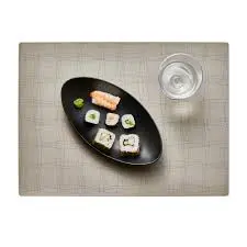 [60584] Mantel Individual Silicona Beige 45X33 Cm.