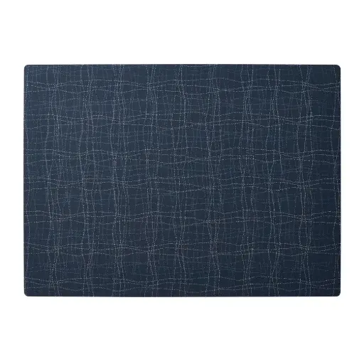 [60586] Mantel Individual Silicona Azul 45X33 Cm.