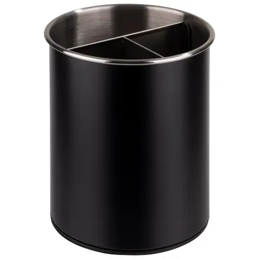 [11748] Dispensador Cubiertos Negro 16,5X13 Cm.
