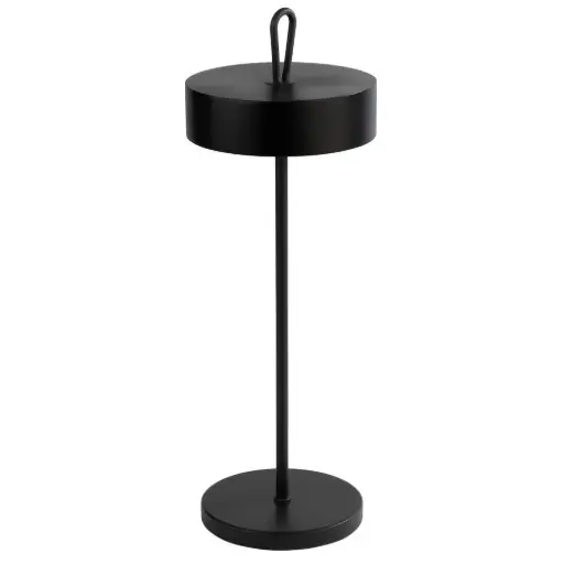 [17005] Lampara Led Cleo Negra 11X30,5 Cm.