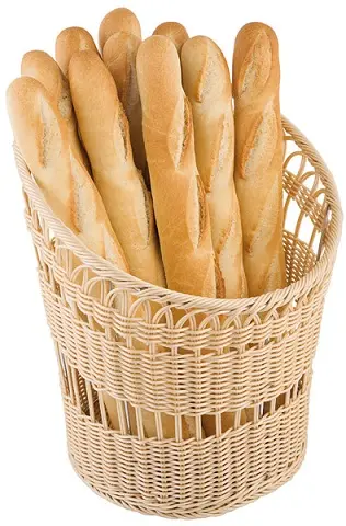 [40198] Cesta Rattan Baguette Redonda 35X42 Cm.