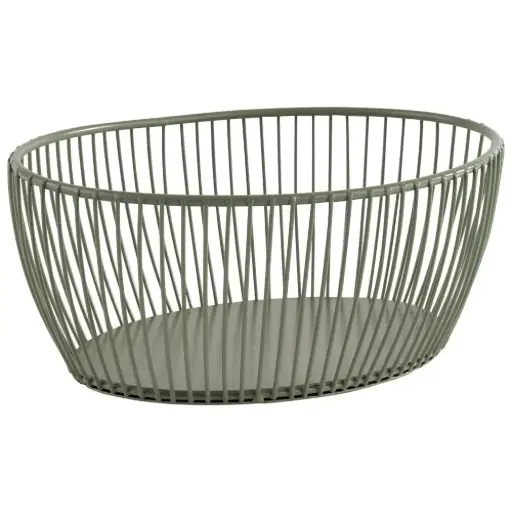 [30472] Cesta Metalica Svart Verde 20X15 Cm.