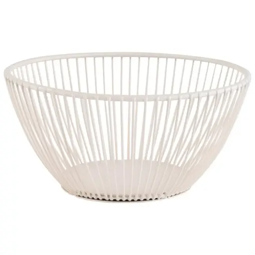 [30425] Cesta Metalica Svart Blanca 17,5X8 Cm.