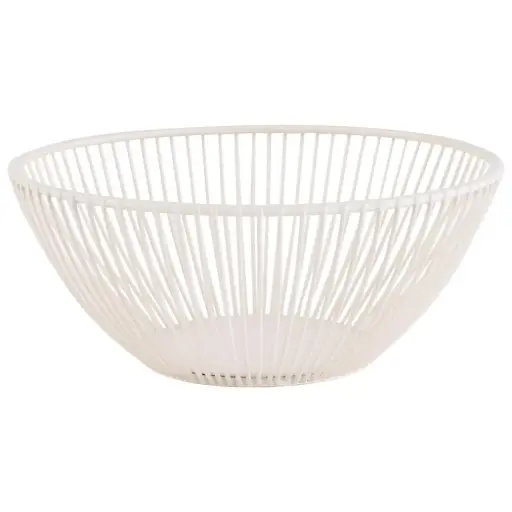 [30426] Cesta Metalica Svart Blanca 20X8 Cm.