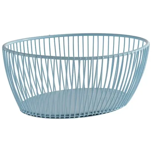 [30454] Cesta Metalica Svart Azul 20X15 Cm.