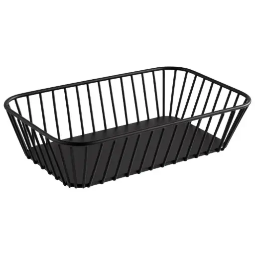 [30418] Cesta Metalica Urban Negra Gn. 1/4