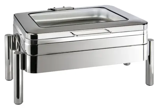 [12352] Chafing Dish Premium Tapa Cristal 1/1