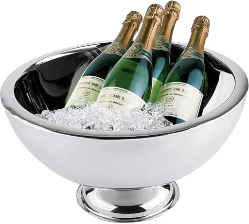 [36044] Champanera Doble Pared Inox. 44X24 Cm.